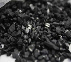 Picture display of crushed activated carbon