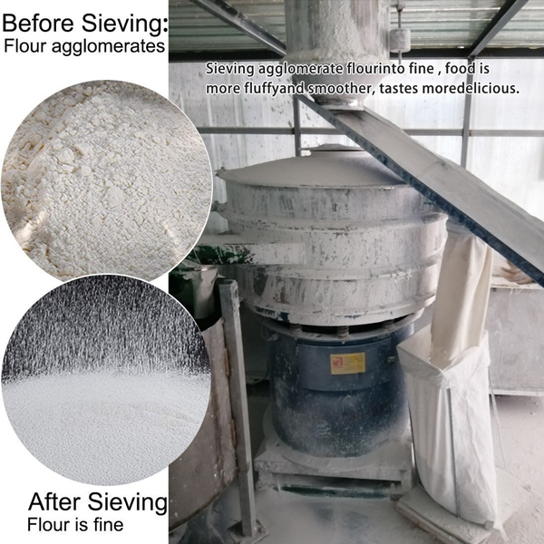 Features of commercial flour sifter