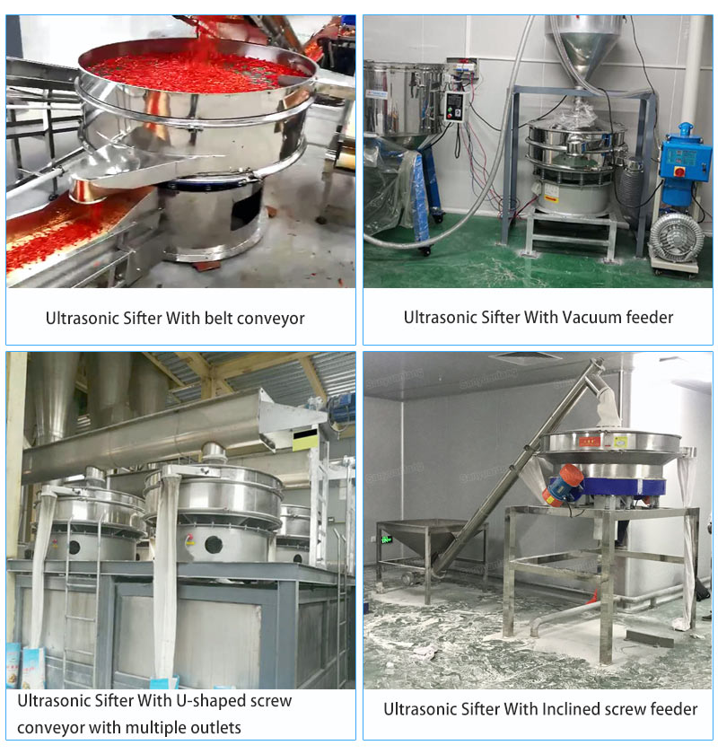 types of ultrasonic vibro sifter