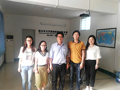 Polish customers visit our factory