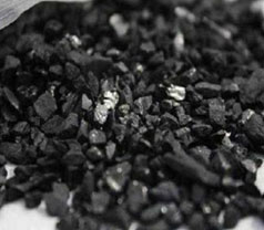 Picture display of crushed activated carbon