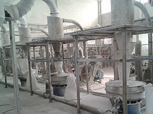 Sieving bread flour