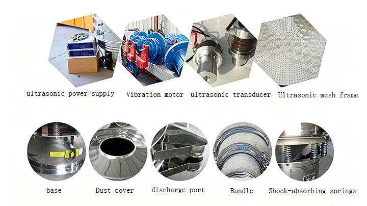 Ultrasonic vibrating screen accessories details