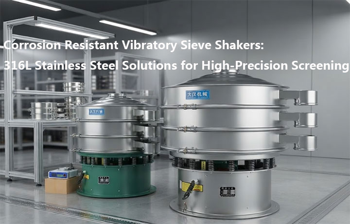 316L stainless steel vibratory sieve shaker for pharmaceutical and chemical powder screening