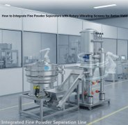 How to Integrate Fine Powder Separators with Rotary Vibrating Screens for Better Yield